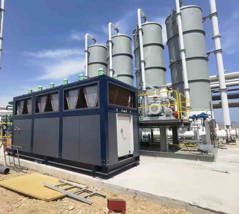 氣體冷凝復疊式冷凍機組-150℃～-40℃